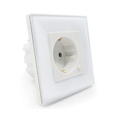 Image de Woox R4054 Smart WLAN Prise Socket Plug Vocale et Commandé à Distance Compatible avec Alexa, Google Assistant, Blanc