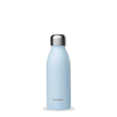 Image de QWETCH Bouteille One inox Ultra Légère Bleu Pastel 500ml Gourde Simple Paroi Etanche, Sans BPA &amp; Réutilisable du quotidien, non isotherme