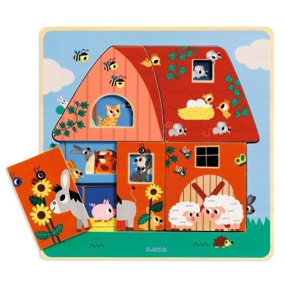Image de Puzzle à 3 niveaux Ferme