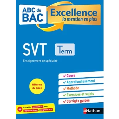 Image de SVT Terminale ABC du Bac Excellence 2023 Enseignement de spécialité Tle Cours, Approfondissement, Méthode, Exercices... Livre d’occasion