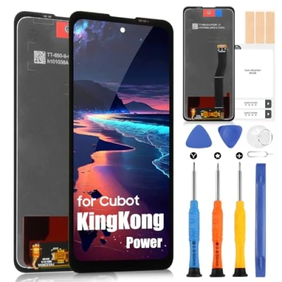 Image de Écran LCD pour Cubot King Kong Power, KingKong Power Remplacement Tactile Digitizer Plein Assemblée avec Outils