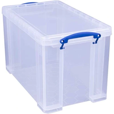 Image de Really Useful Box 3 x 24 litres 460 270 290 mm Transparent.