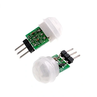 Image de Oiyagai 2pcs Module de Capteur Infrarouge PIR Mini AM312 Manuel Détection Mouvement SR301