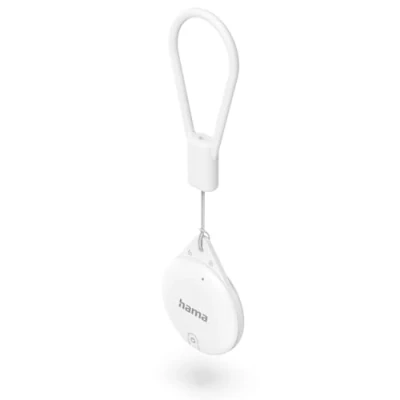 Image de Hama localisateur de clés pour Apple Wo ist App (Key Finder avec Bluetooth, Alarme, clés, Portefeuille, Bagages, Animaux domestiques, iOS, iPhone, iPod, iPad, Pile Bouton