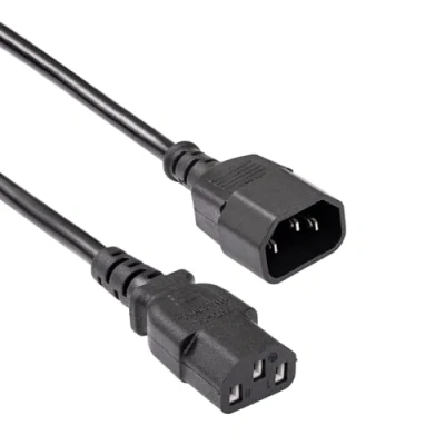 Image de AKYGA AK PC stromkabel d&#039;extension 07 A, 3 m pour PC, Imprimante, écrans Noir