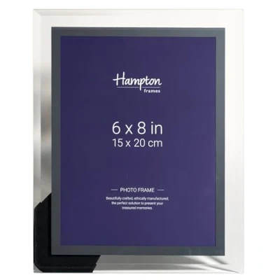 Image de Hampton Frames GTM24068 Cadre photo en verre avec finition miroir 15 x 20 cm
