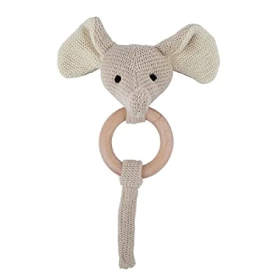 Image de Bieco Hochet Bébé Éléphant Jouets d&#039;éveil Bebe 1 Mois Jouet Anneau Dentition Jeux Deveil 0 à 6 de Hochets