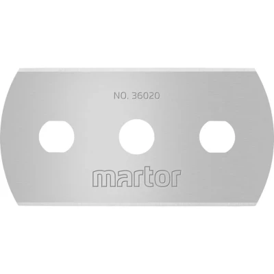 Image de MARTOR 36020 Lot de 250 lames rechange pour cutter sécurité 22 mm Tranchant dans un distributeur 4 utilisations
