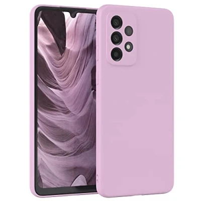 Image de EAZY CASE Coque de Protection En silicone pour Samsung Galaxy A33 5G Violet Souple Anti chocs Avec l&#039;appareil photo Fine qualité supérieure TPU