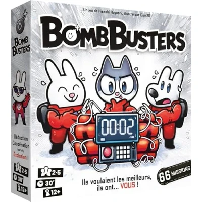 Image de Asmodee Cocktail Games Bomb Busters Jeux de société Plateaux Jeu coopératif à partir 12 Ans 2 5 Joueurs 30 Min Version française