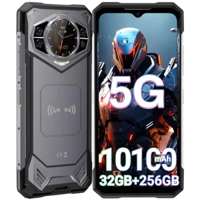 Image de DOOGEE S200 Telephone Portable Incassable 5G Android 14, 32 Go RAM + 256 Go/2 to ROM Smartphone Incassable,10100 mAh (33W), 6,72&quot; FHD+ 120Hz, 100 MP 20 MP, WiFi6/IP68/IP69K/Dual SIM/NFC.
