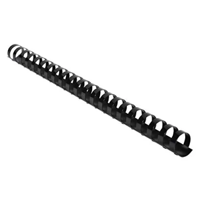 Image de Exacompta 75601E Une Boite de 100 peignes plastiques, Noir, 20 mm, 21x29,7 cm