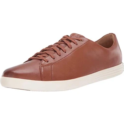 Image de Cole Haan Homme Grand Crosscourt Baskets, Marron (Tan Leather Burnsh Tan), 43.5 EU