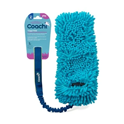 Image de Tuggi Hide Coachi, jeu interactif, solide et confortable, poignée élastique, dressage avec récompense, rappel, stop aux morsures mâchonnements, idéal pour l’agilité, chiens chiots