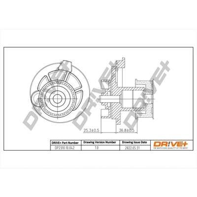 Image de Pompe à eau, refroidissement du moteur Dr!ve+ DP2310.10.042