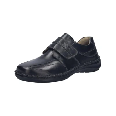 Image de Josef Seibel Chaussures Velcro pour homme New Anvers 02, largeur K (extra large), semelle intérieure amovible, Noir , 48 EU X Large