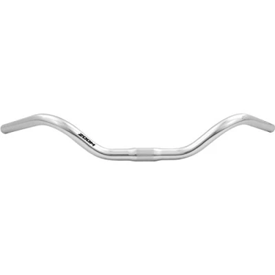 Image de Guidon balade aluminium double hauteur 60cm 25.4mm klaxon type bicyclette