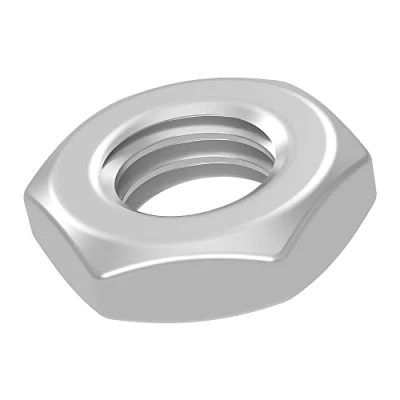 Image de SECCARO 20pcs Ecrou Hexagonal M8 Inox V2A VA A2 Plat DIN 439 Basse Forme B