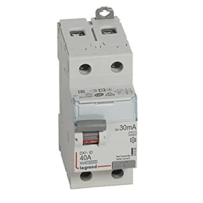 Image de Interrupteur différentiel 2P 230V 40A type A 30mA 2 modules