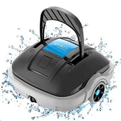 Image de WYBOT Robot Piscine, Aspirateur Piscine pour 100 Minutes de Fonctionnement, Parking Automatique, Forte Puissance d&#039;aspiration, Nettoyeur sans Fil jusqu&#039;à 80 m²