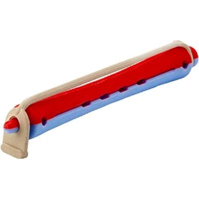 Image de Fripac Medis Bigoudis LW Rouge/Bleu 11 mm 10 Pièces