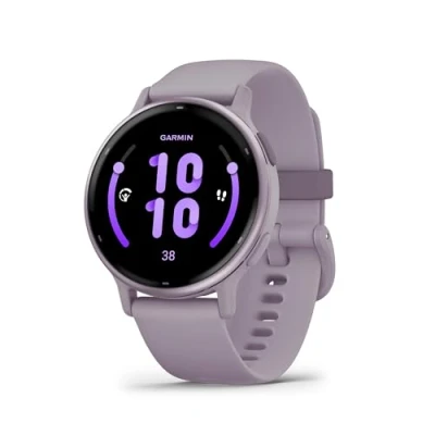 Image de Garmin Vivoactive 5 3,05 cm (1.2&quot;) AMOLED Numérique 390 x pixels Écran tactile Violet Wifi GPS (satellite)