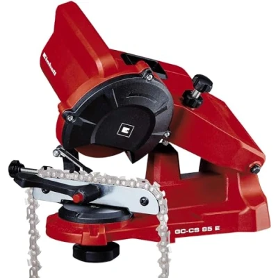 Image de Einhell Affûteuse de chaîne tronçonneuse électrique GC CS 85 E (85 W, Epaisseur la meule 3,2 mn, Dispositif serrage, Livrée avec 1 abrasive)