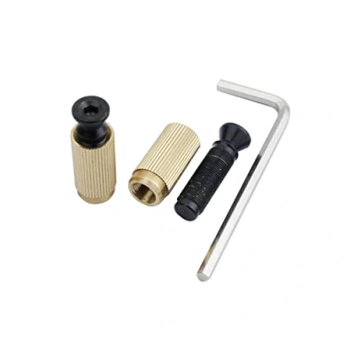 Image de Guyker Tremolo Bridge Studs &amp; Anchors Posts, boulons de montage Vis Inserts Compatible avec le pont système trémolo GE1996T / 510TS Noir