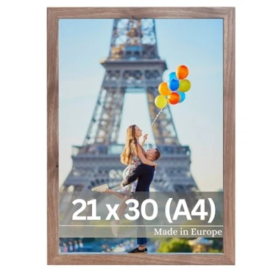 Image de Victor Cadre Photo Klee 21x30 cm (A4) Marron Moderne simple Bois 20x30 A4