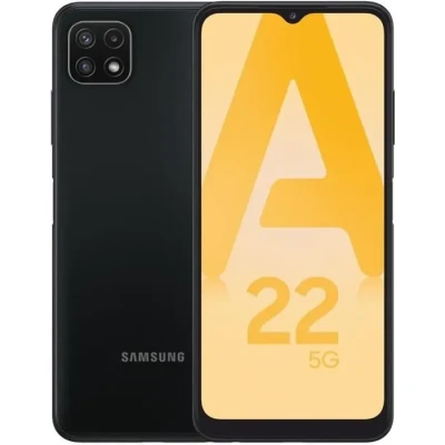 Image de SAMSUNG Galaxy A22, Téléphone Mobile 5G 128Go Noir, Carte SIM Non Incluse, Smartphone Android, Version FR