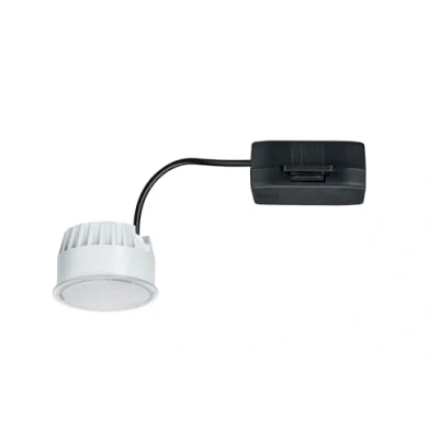 Image de Paulmann 93070 Nova spots encastrés LED Module Coin rond 3 niveaux d’intensité 50mm 6W 470lm 230V 2700K Satin gradable Spot plafond plastique