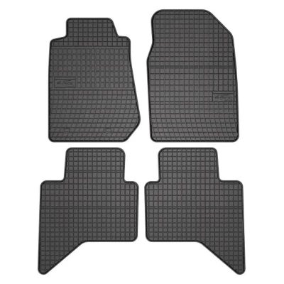 Image de FROGUM 546672 Ensemble de tapis sol Caoutchouc avant et arrière 4 noir Sur mesure ISUZU: D Max II Pick up