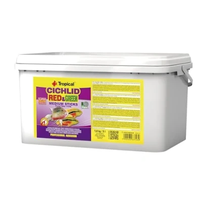 Image de Cichlid Red&amp;Green Medium Sticks 5L / 1,8kg Bâtonnets pour cichlidés omnivores de Taille Moyenne