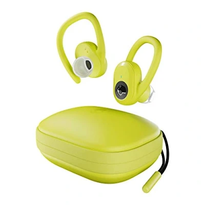 Image de Skullcandy Écouteurs sport sans fil Push Ultra True via Bluetooth, IP67 résistant à la transpiration et l&#039;eau, jusqu&#039;à 40 heures de batterie totale Jaune