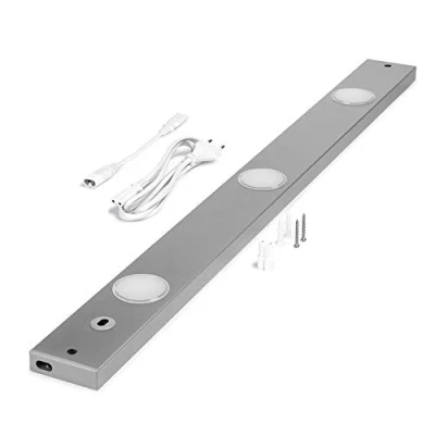 Image de Spot LED encastrable Peppa Sensor 90 cm Titane 10 W Blanc chaud 3000 K