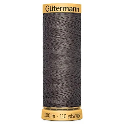 Image de Gutermann Fil 100 % coton naturel pour couture et matelassage, toutes les couleurs, bobines de m, 1414., 1 x 100m Spool