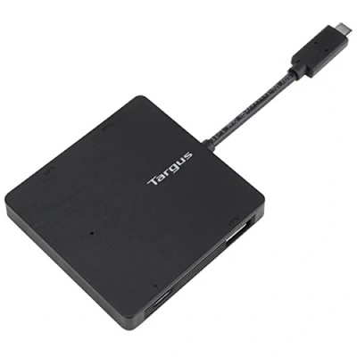 Image de Targus ACH924EU hub &amp; concentrateur USB 3.2 Gen 1 (3.1 1) Type A 5000 Mbit/s Noir Neuf