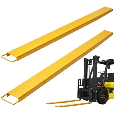 Image de VEVOR Set van 2 vorkverlengingen Tandverlenging 2130 mm Laadvermogen 1,815 ton Vorktanden Q235 Koolstofstaal Eendelig ontwerp Palletvorkverlenging Compatibel met vorken 106