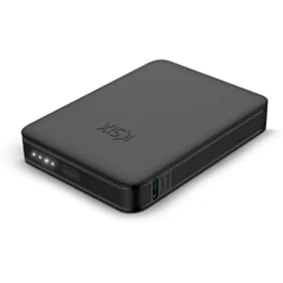 Image de Batterie Externe Noire de Poche 5000mAh PD20W Ksix Neuf