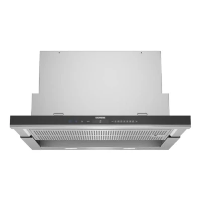 Image de Siemens iQ700 LI69SA684 hotte Semi intégrée (semi encastrée) Noir, Acier inoxydable 935 m3/h A