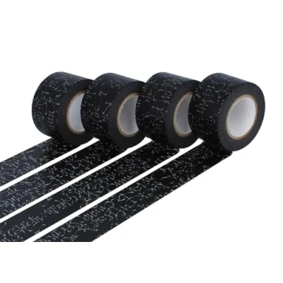 Image de Classiky Lot de 4 rubans adhésifs masking tape washi kuckuck noir 30 mm x 15 m.