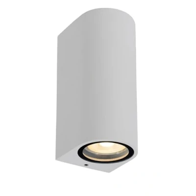 Image de Lucide ZARO Spot mural Extérieur 2xGU10 IP44 Blanc