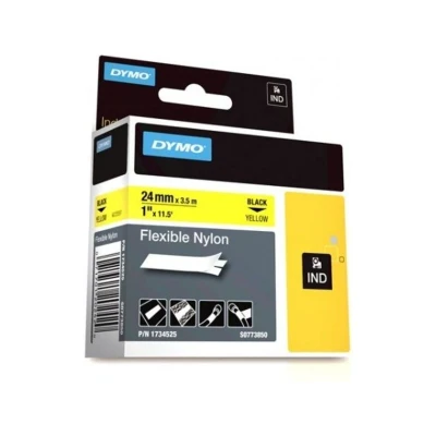 Image de Dymo 1734525 (S0773850) (24 mm) Noir sur jaune Ruban