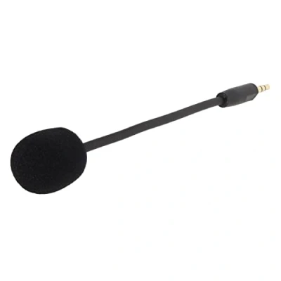 Image de Microphone de Remplacement 3,5 Mm pour Kingston Hyper X Cloud Orbit S, Perche Détachable, Micro Jeu Réglable, Suppression du Bruit, Rotation à 360 Degrés
