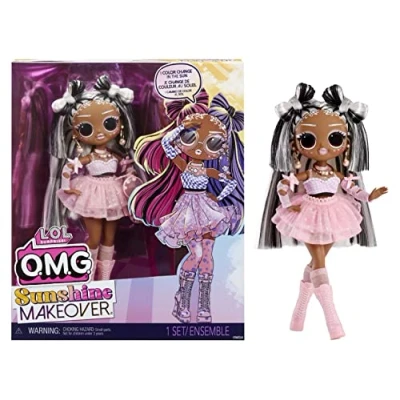 Image de LOL Surprise OMG Sunshine Makeover Poupée Mode SWITCHES Avec Changement de Couleur, Multiples Surprises et des Accessoires Fabuleux Idéal pour les Enfants 4 Ans Plus