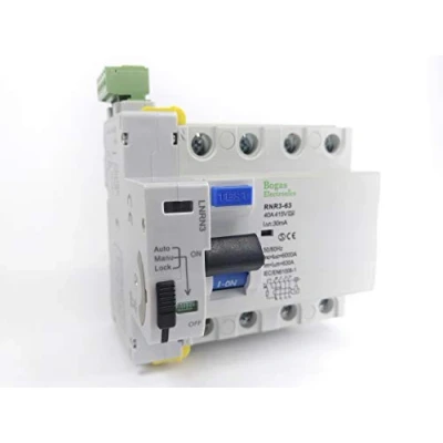 Image de Interrupteur différentiel triphasé (3P+N) Auto Réarmable Super Immunisé (30 mA)