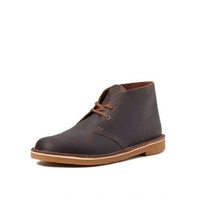 Image de Clarks Desert Boot Bushacre 3, Bottine Chukka Homme, Cire D 39 Abeille, 47 EU