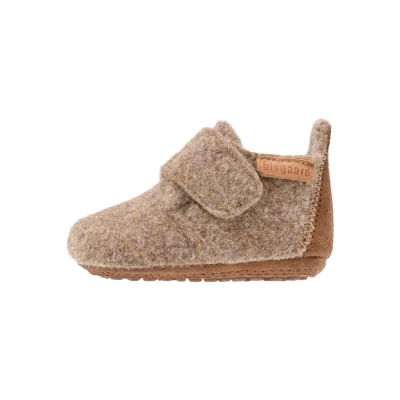 Image de Bisgaard Unisex Chaussons pour enfants, Taille: 22, Camel Cuir et textile