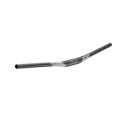 Image de Funn Full On cintre VTT avec collier de serrage 35 mm et largeur 785 mm, rehaussé en alliage solide léger pour VTT, BMX vélo route, rehausse 15 (Noir)