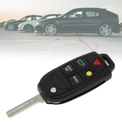 Image de Télécommande 5 Boutons Remplacement Boîtier de clé Pliante Coque Voiture étuide la Key à Distance sportage Convient pour per Fit Volvo S60 S80 V70 XC90